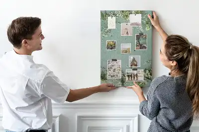 Prikbord van kurk Boeket gipskruid