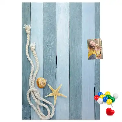 Prikbord Nautische accessoires op de boards