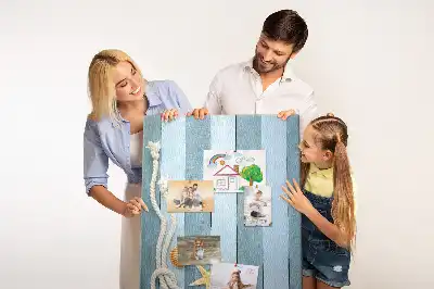 Prikbord Nautische accessoires op de boards