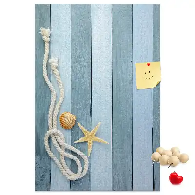 Prikbord Nautische accessoires op de boards