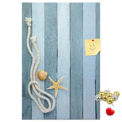 Prikbord Nautische accessoires op de boards