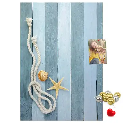 Prikbord Nautische accessoires op de boards