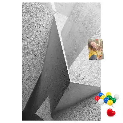 Prikbord van kurk Abstracte geometrie