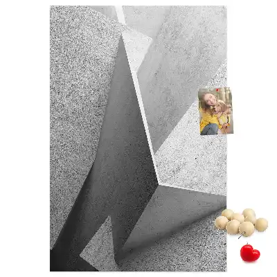 Prikbord van kurk Abstracte geometrie