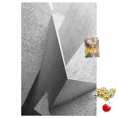 Prikbord van kurk Abstracte geometrie
