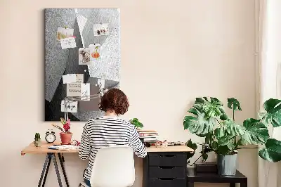 Prikbord van kurk Abstracte geometrie