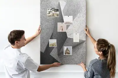 Prikbord van kurk Abstracte geometrie