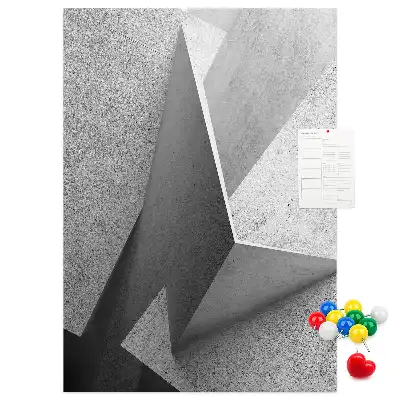 Prikbord van kurk Abstracte geometrie