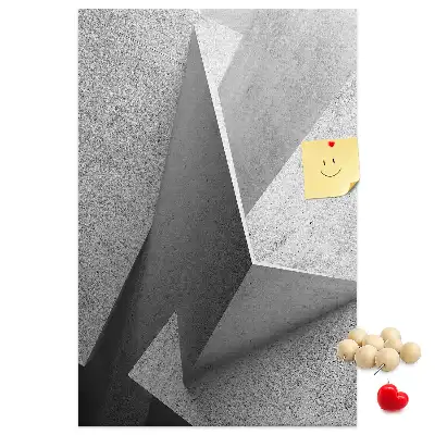 Prikbord van kurk Abstracte geometrie