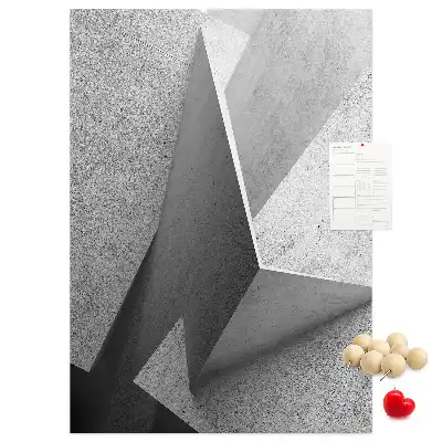 Prikbord van kurk Abstracte geometrie