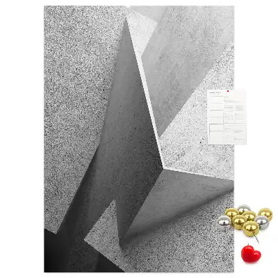 Prikbord van kurk Abstracte geometrie