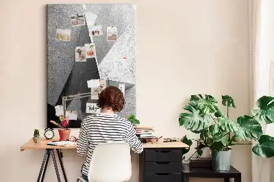 Prikbord van kurk Abstracte geometrie