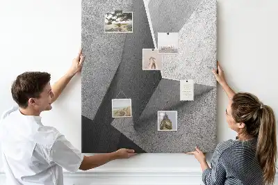 Prikbord van kurk Abstracte geometrie