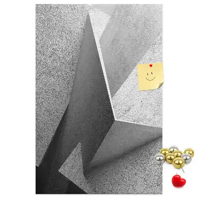 Prikbord van kurk Abstracte geometrie