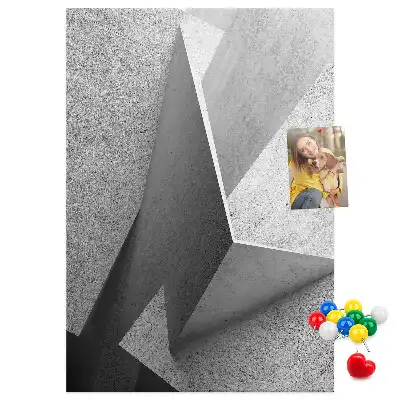 Prikbord van kurk Abstracte geometrie