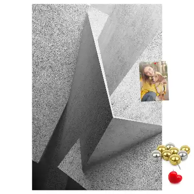 Prikbord van kurk Abstracte geometrie