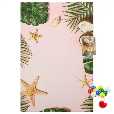 Prikbord van kurk Zomerafsluiting