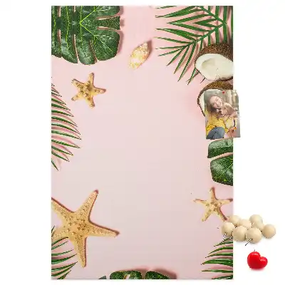 Prikbord van kurk Zomerafsluiting