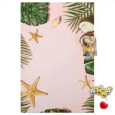 Prikbord van kurk Zomerafsluiting
