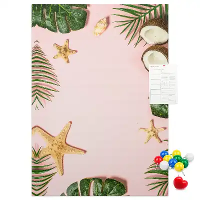 Prikbord van kurk Zomerafsluiting