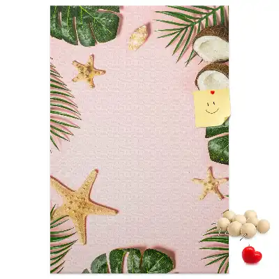 Prikbord van kurk Zomerafsluiting