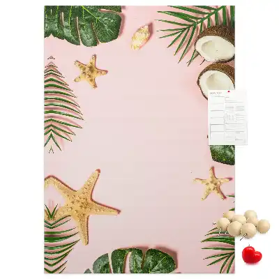 Prikbord van kurk Zomerafsluiting