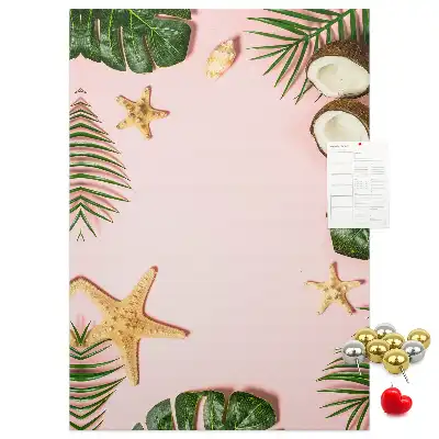 Prikbord van kurk Zomerafsluiting