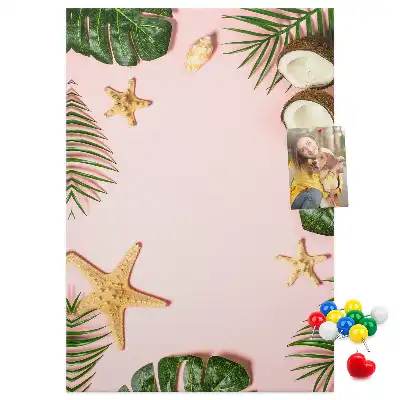Prikbord van kurk Zomerafsluiting