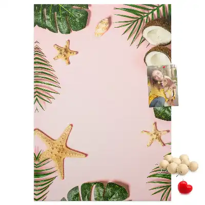 Prikbord van kurk Zomerafsluiting