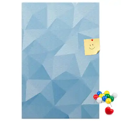 Geometrisch prikbord van kurk