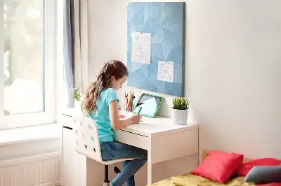 Prikbord van kurk Geometrisch motief