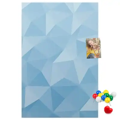 Prikbord van kurk Geometrisch motief