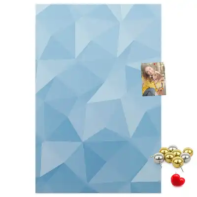 Prikbord van kurk Geometrisch motief