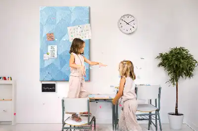Prikbord van kurk Geometrisch motief