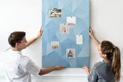 Prikbord van kurk Geometrisch motief