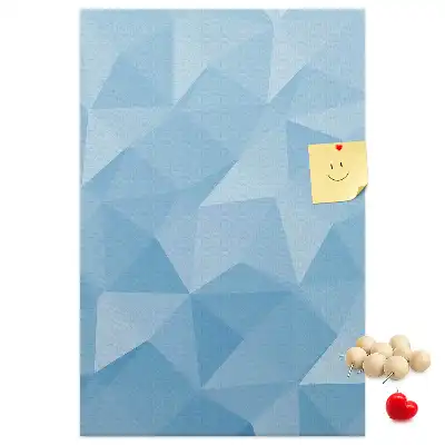 Prikbord van kurk Geometrisch motief