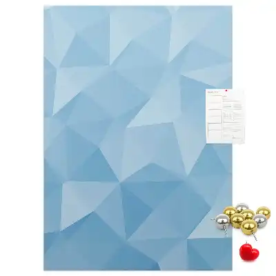 Prikbord van kurk Geometrisch motief