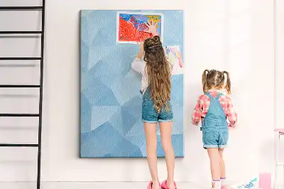 Prikbord van kurk Geometrisch motief