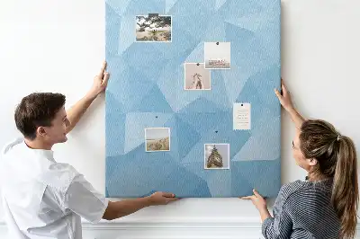Prikbord van kurk Geometrisch motief