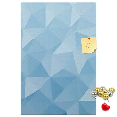 Prikbord van kurk Geometrisch motief