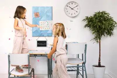 Prikbord van kurk Geometrisch motief