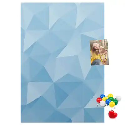 Prikbord van kurk Geometrisch motief