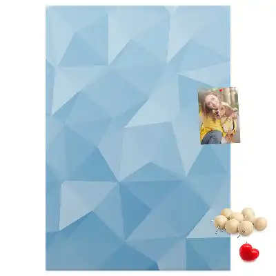 Prikbord van kurk Geometrisch motief