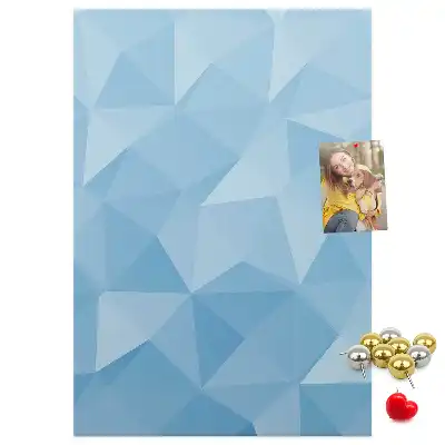 Prikbord van kurk Geometrisch motief