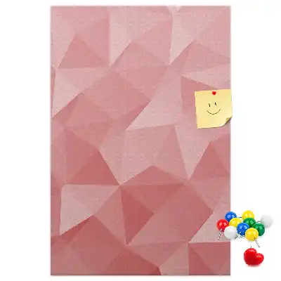 Prikbord met symmetrisch patroon