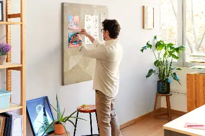 Prikbord Lineair motief