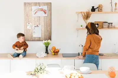 Prikbord Lichte houten planken