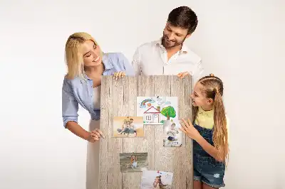 Prikbord Lichte houten planken