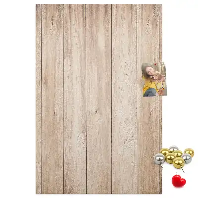 Prikbord Lichte houten planken