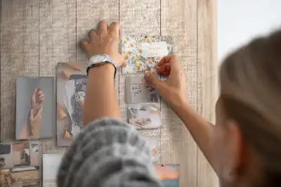Prikbord Lichte houten planken